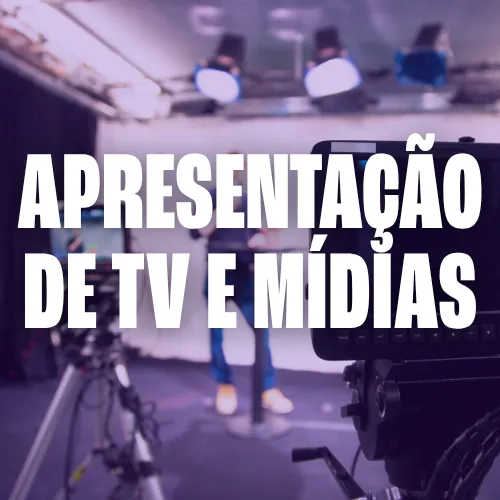 Curso profissionalizante de apresentação de TV e mídias digitais com DRT na Escola de Rádio