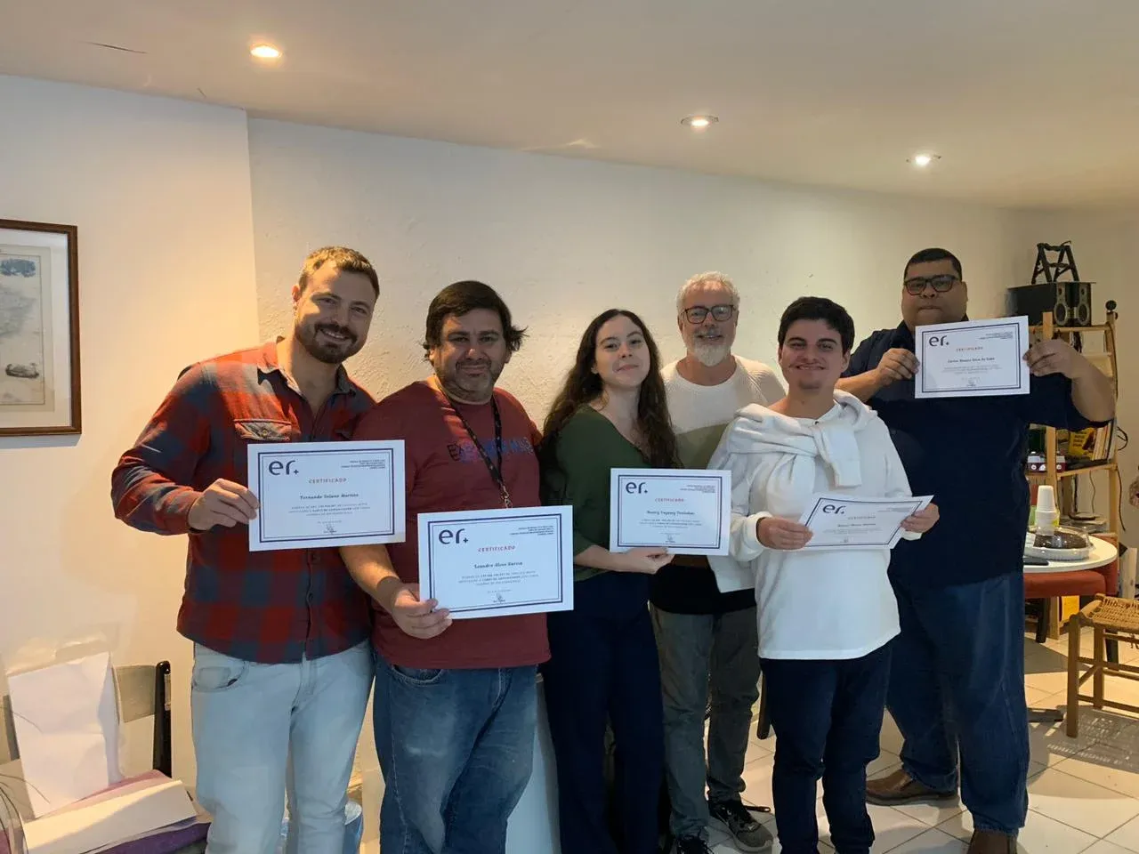 Formação de turma da Escola de Rádio